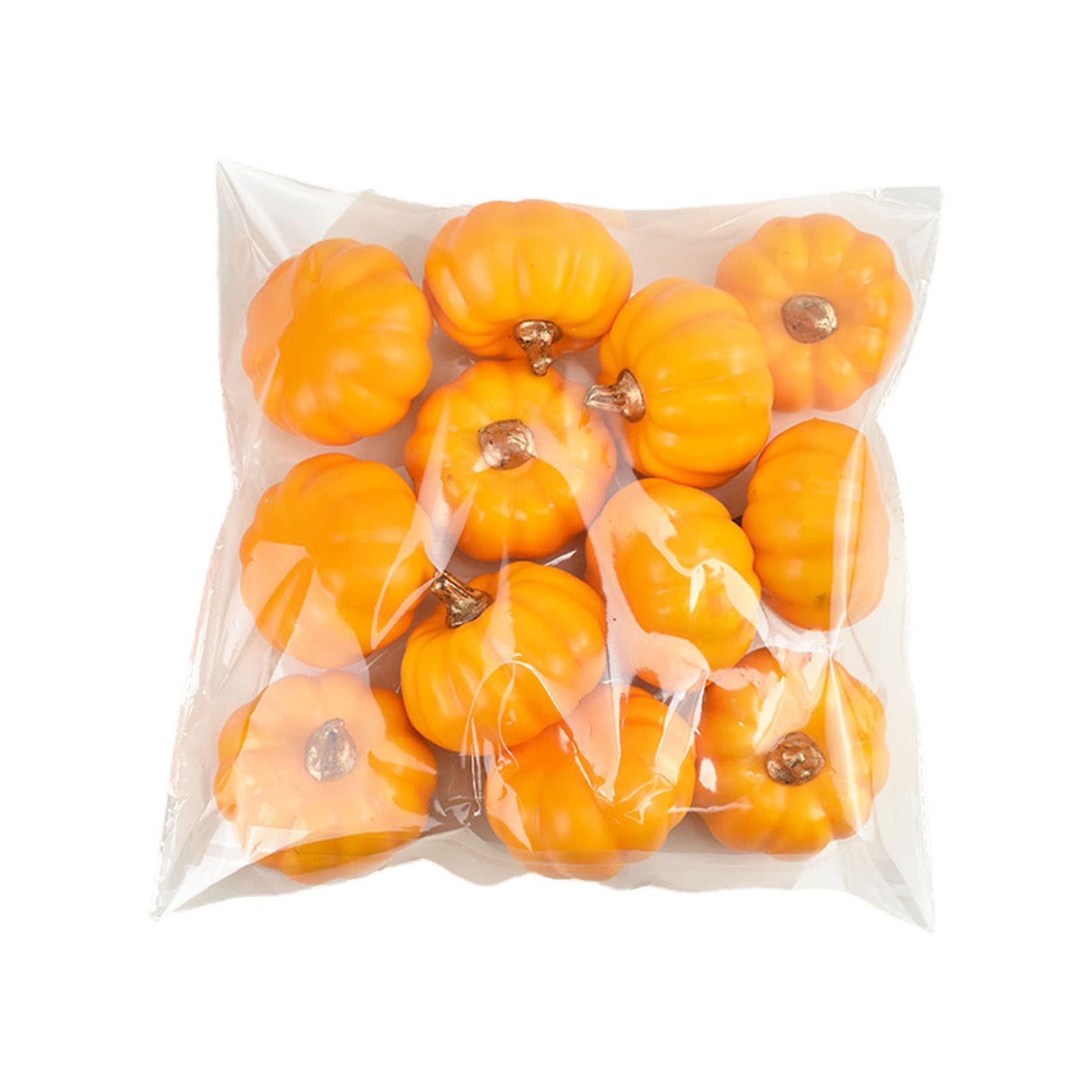 Tsophreniq Artificial Pumpkins Faux Foam Pumpkin for Halloween Thanksgiving Wreath Garland Making and Centerpiece Decorations Bulk for Decorating Simulation