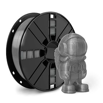 PETG Filament 1.75 , NOVAMAKER 3D Printer Filament with Vacuum Sealed, Dimensional Accuracy +/- 0.02 mm, 1 kg Spool, Fit Most FDM Printer, Grey