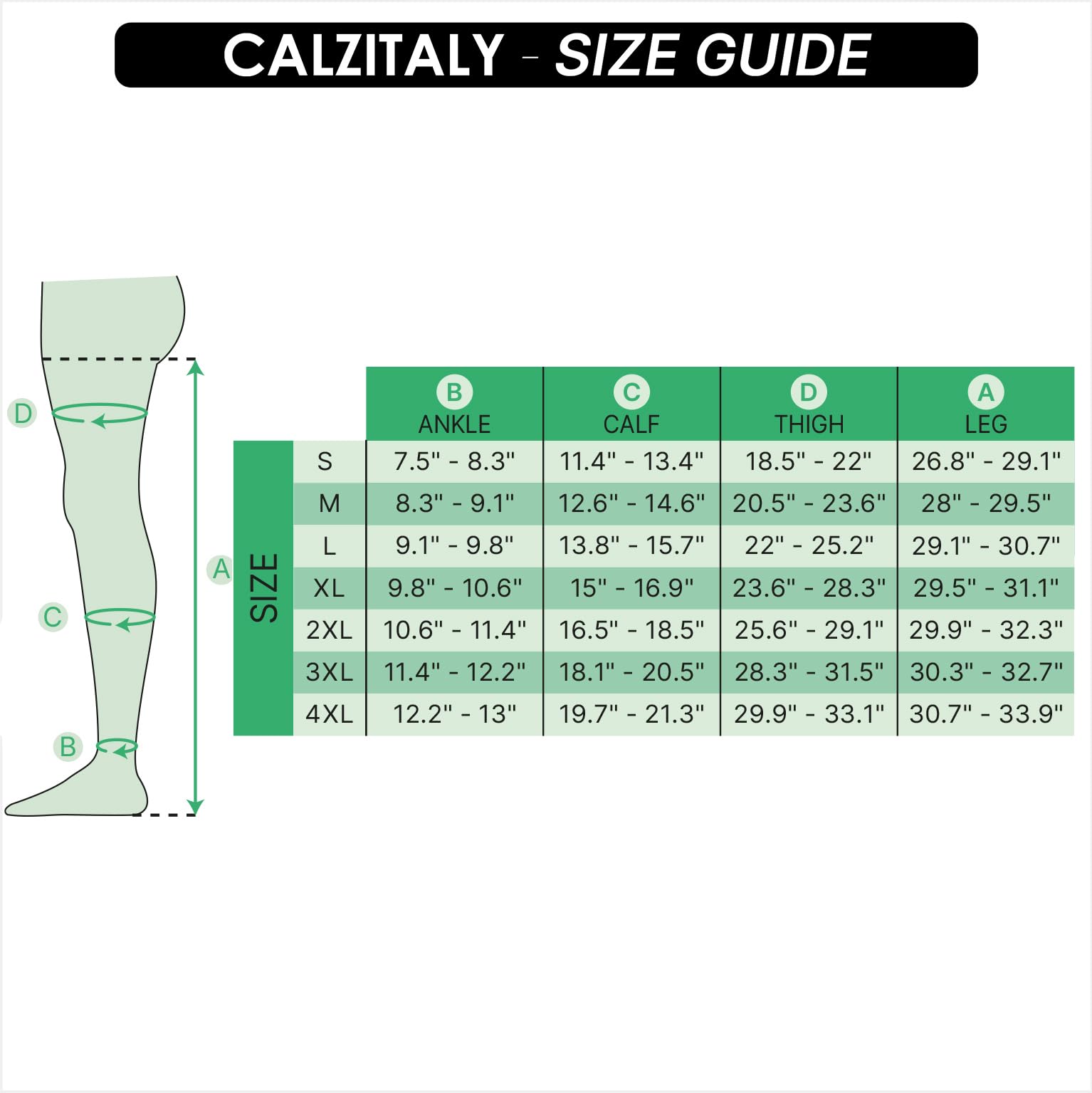 CALZITALY Medyczne rajstopy kompresyjne z otwartymi palcami 18-22 mm/Hg