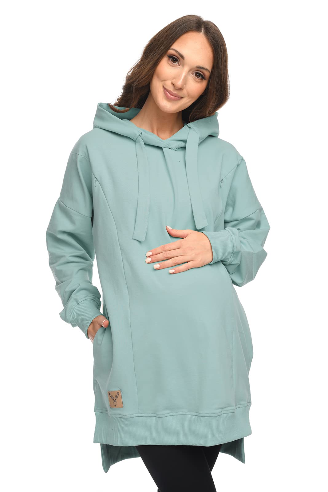 MijaCulture Maglione premaman 2 in 1 per allattamento e premaman Aurelia M011