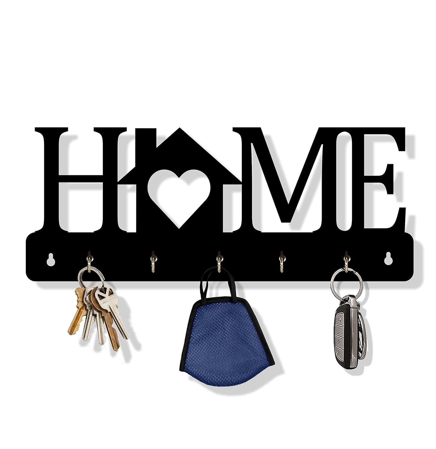 RHT Designer Key Holder | Wooden Wall Mount Key Holder for Home & Office (Home) (B0CKBZLTBV) Amazon Price History, Amazon Price Tracker