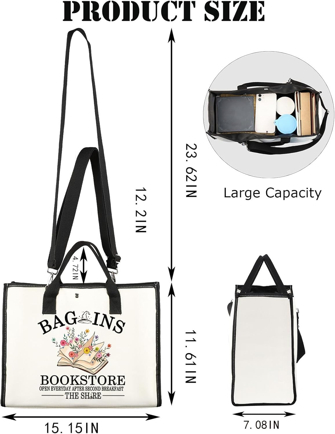 JNIAP Fantasy Movie Tote Bag Fantasy Movie Gifts Fantasy Movie Shoulder Bag Fantasy Movie Merchandise