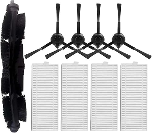 McbeAn Rodillo para aspiradora robótico, cepillo lateral principal, repuesto de filtro Hepa, accesorios compatibles para TCL compatible con SWEEVA