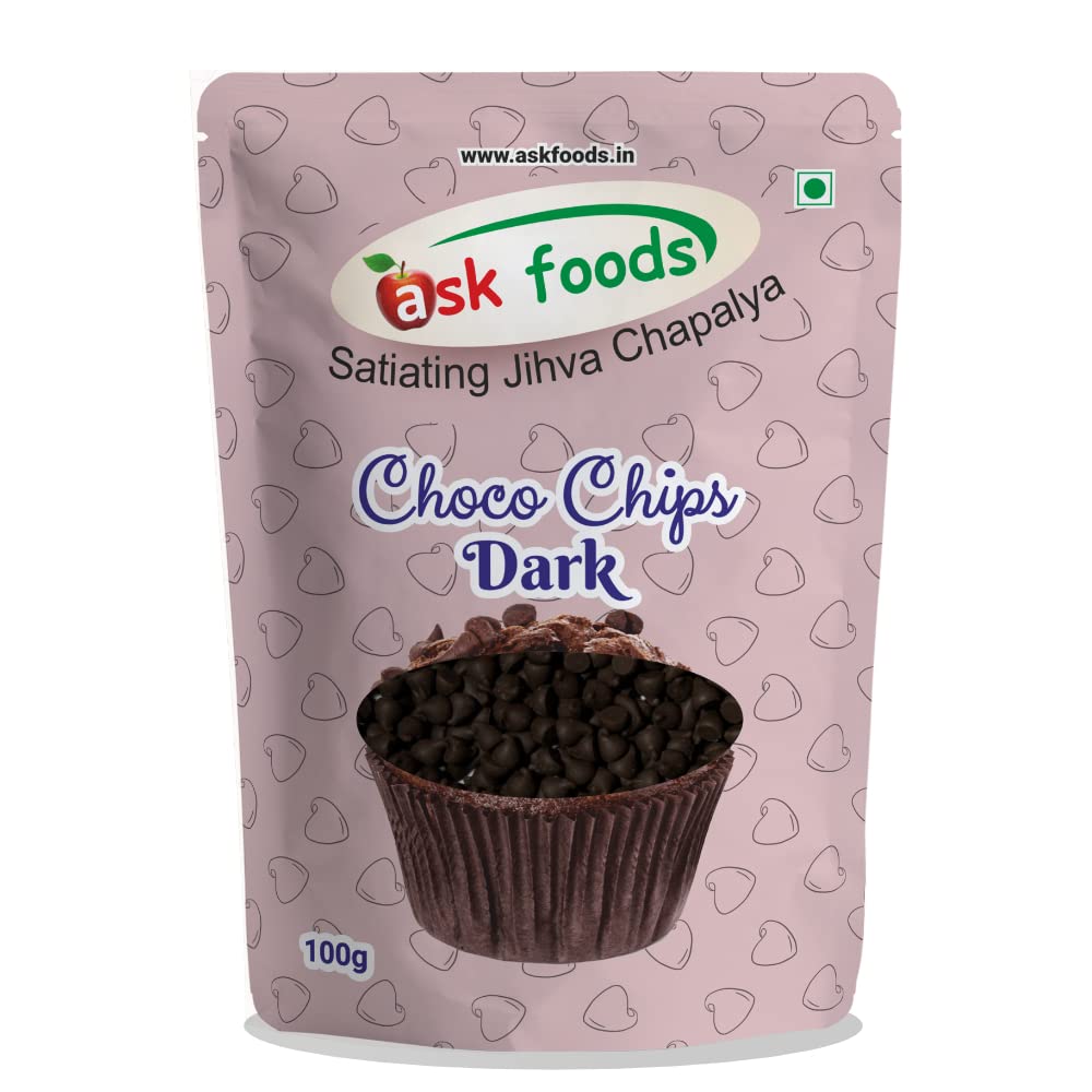 ASK Foods | Dark Chocolate Chips | Baking Decoration | Cake, Dessert Decoration | Ice Cream, Cookie, Pancake Toppings (pack of 1) (B0BFL1S3LS) Amazon Price History, Amazon Price Tracker