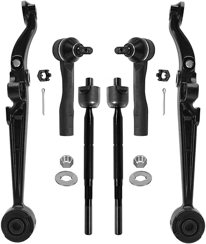 Miniatura 281 de Detroit Axle - Kit de brazos de control AWD para cargador Chrysler 300 Dodge Challenger Magnum, 2 brazos de control superiores delanteros con rótula