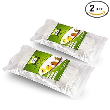 Maisy Paw Natural Mineral Block with Cuttlefish Bone for Birds, 250 g (Pack of 2)