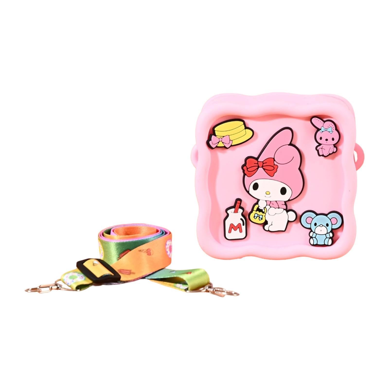 Wallet With Holes Decor Cartoon Beach Storage Pouch For Shopping Party Pink | Womens Accessories | Wallets-image-46