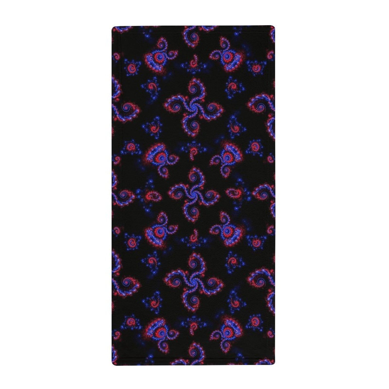 Anceky Decorative Kitchen Hand Towels, Trippy Tie Dye Ultra Soft & Absorbent Guest Towels for Hotels & Home Bathrooms