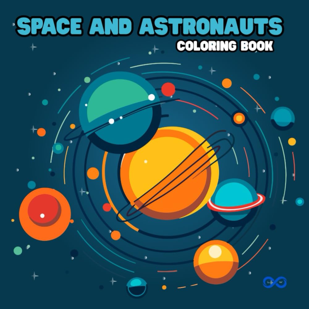 Space and Astronauts Coloring Book for Kids: Fun Outer Space Adventures with Rockets, Planets, Aliens and Astronauts | Bold and Easy Coloring Pages | 8.5 x 8.5 Square (Space adventure for kids)