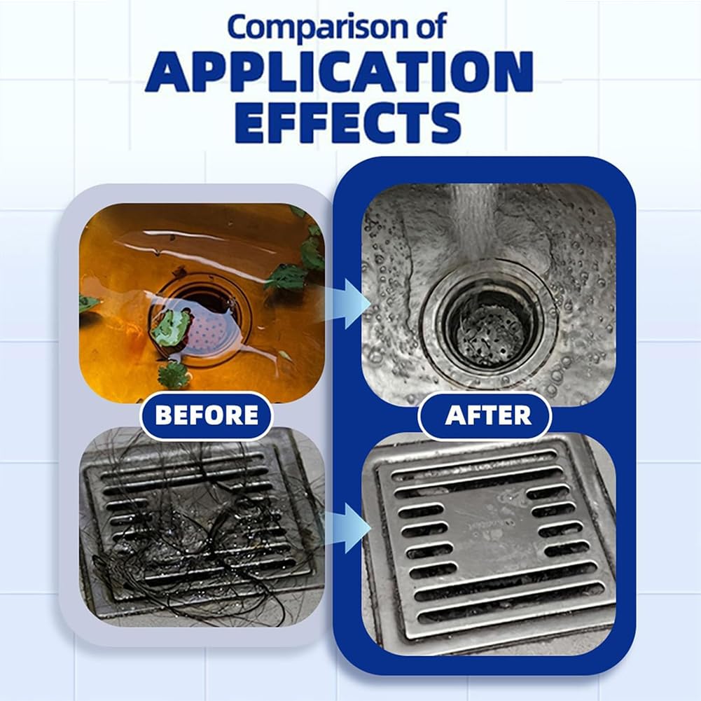 Powerful Pipe Dredging Agent, Powerful Quick Cleaning Drain Toilet Cleaner Tool, Pipeline Dredging Agent for Kitchen and Toilet Pipelines (1 pcs)