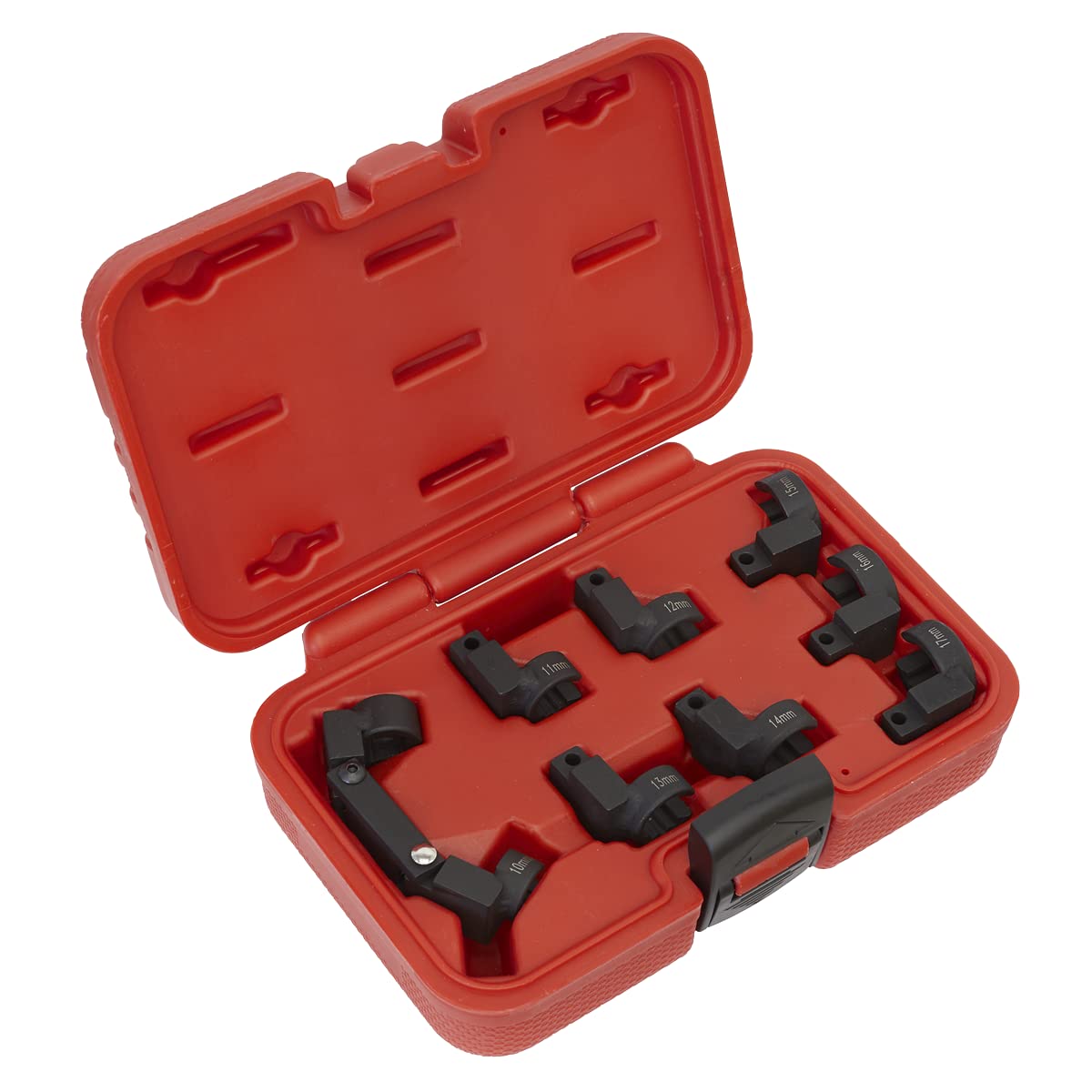 Sealey Injector Pipe Socket Set 3/8""Sq Drive 9pc AK6985