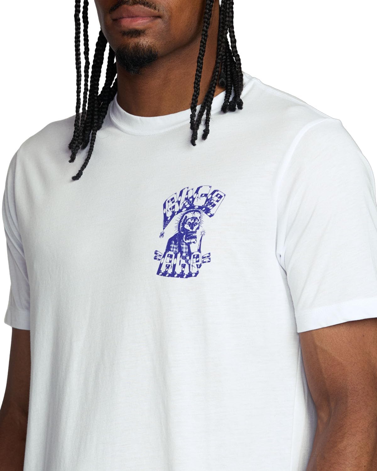 RVCA Jesse Barba Skull Wall T-Shirt - White