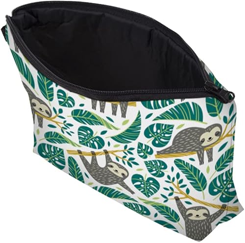 Miniatura 4 de LOOMILOO Bolsa de maquillaje de viaje pequeña, bolsa de aseo adorable, espaciosa, resistente al agua, bolsa de cosméticos, organizador de