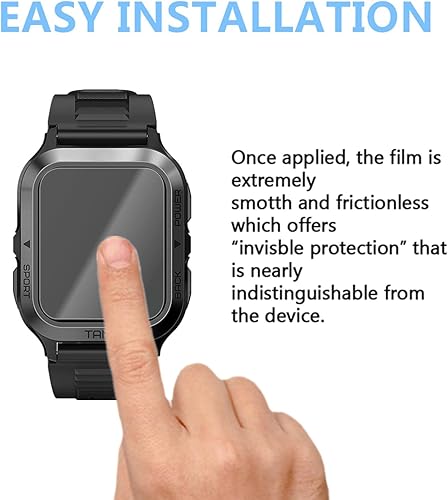 Miniatura 3 de Protector de pantalla compatible con AMAZTIM M2 (paquete de 6) Película transparente PET de cobertura completa compatible con KOSPET M2 1.85" Smart