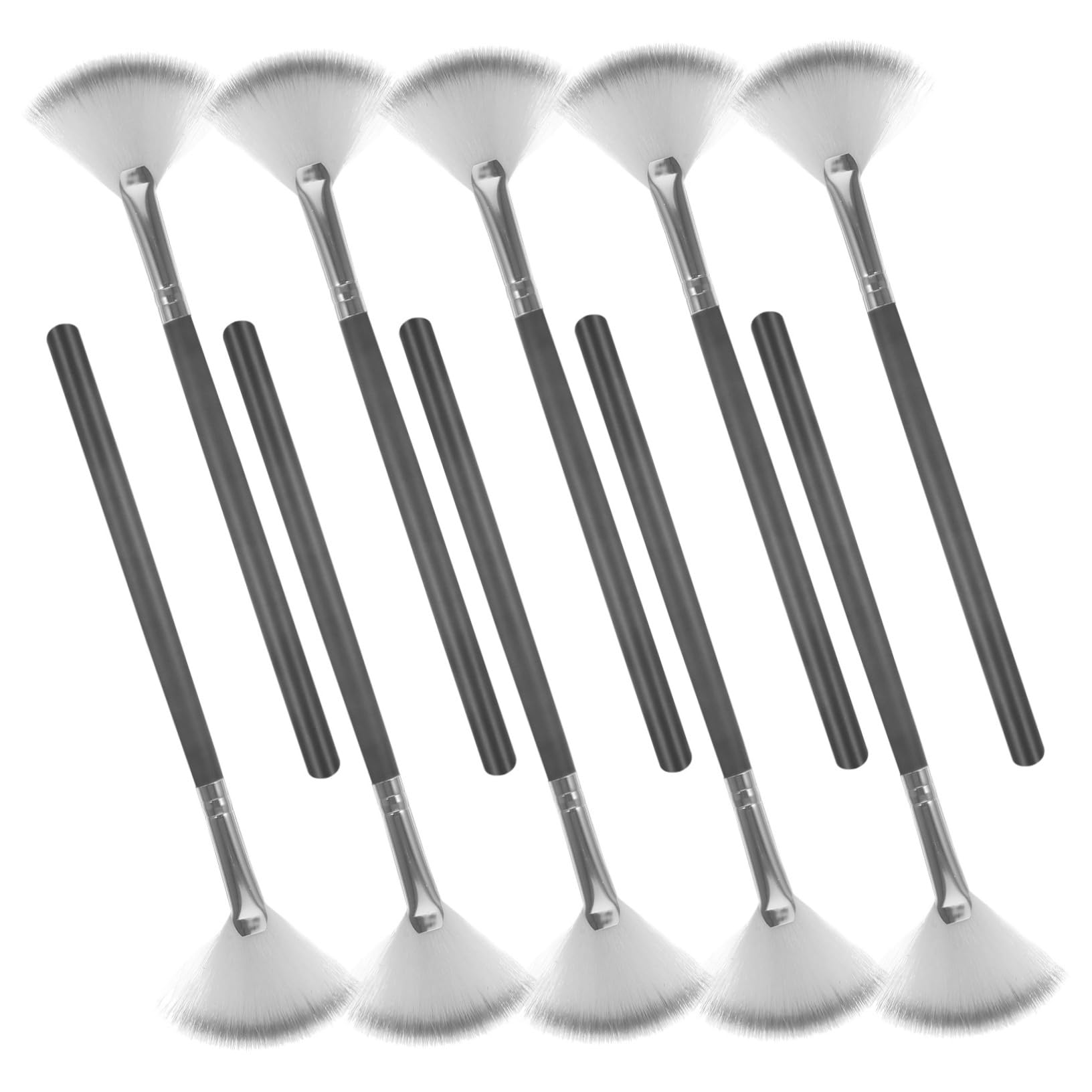 NULYLU Facial Set 10pcs Makeup Applicator Highlighter Brush Esthetician Tools Face Essentials for Estheticians