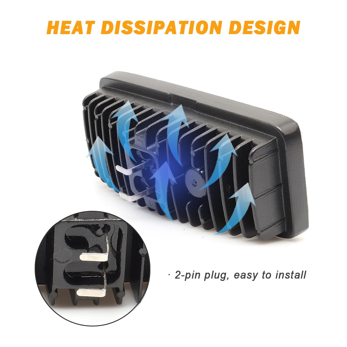 20W Fari da Lavoro LED per Trattore compatibile con John Deere (20W -2 PZ)