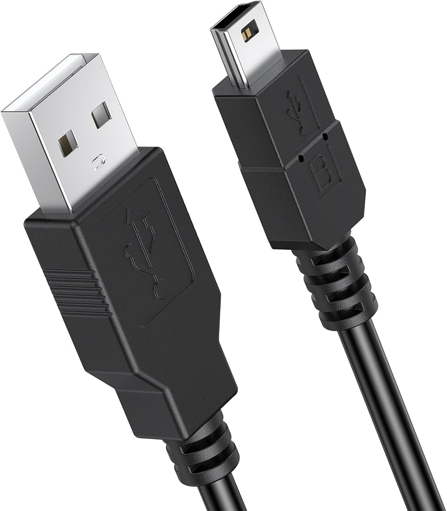 AK 5.9FT PS3 Controller Charger Cable Compatible with PS3 Controller, Mini USB Data Charging Cord for PS3/ PS3 Slim/PS Move Controllers, TI84 Plus CE, Camera, MP3 Player — 사진 1