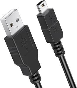 5.9FT PS3 Controller Charger Cable Compatible with PlayStation 3 Controller, Mini USB Data Charging Cord for PlayStation 3/ PS3 Slim/PS Move Controllers, TI84 Plus CE, Camera, MP3 Player
