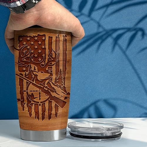 Vista 130 de SANDJEST Vaso de dragón divertido de 20 onzas, de acero inoxidable, aislado, taza de viaje, taza de café, regalo para hombres y mujeres, amantes