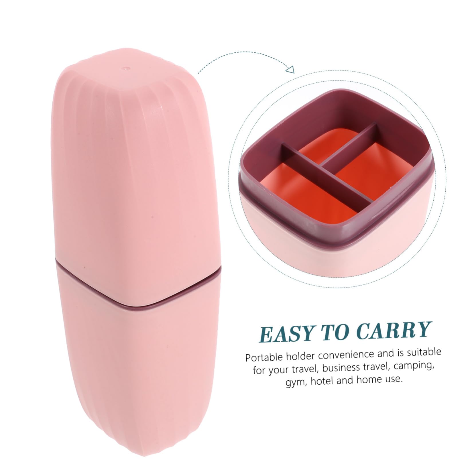Beavorty 4 Pezzi Di Forniture Da Viaggio Custodia Per Spazzolino Da Denti Porta Spazzolino Bicchiere E Scatola Porta Dentifricio Per Campeggio E Viaggi
