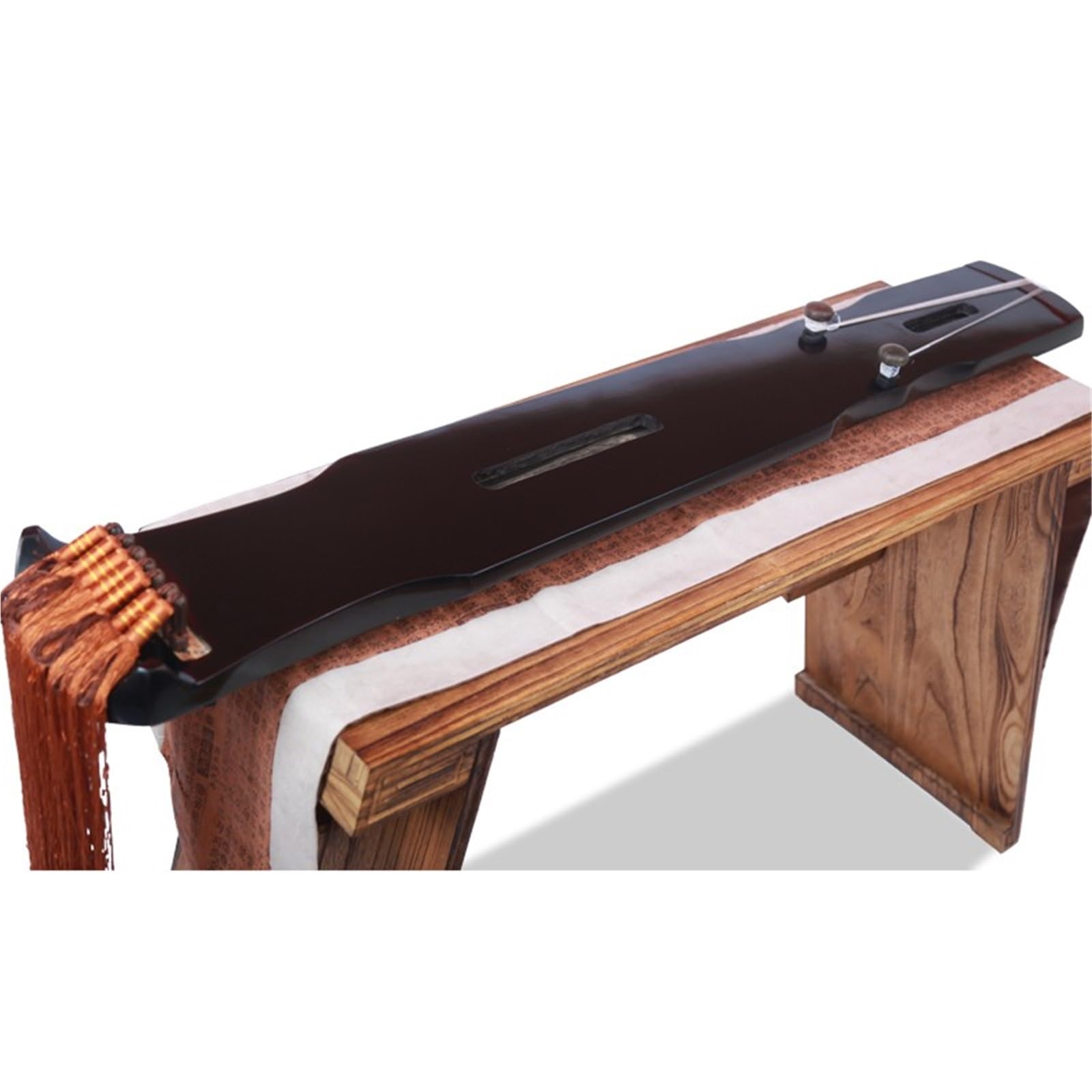 Schwarzes Siebensaitiges Guqin-Paulownia-Holz – Anfängerleitfaden Für Nationales Musikinstrument Im Fuxi-Stil Professional Performance Guqin