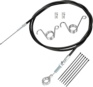 HIAORS 71 inch Throttle Cable for Go Kart Predator 212cc 196cc GX160 GX200 6.5hp Manco 8252-1390 ASW Kandi Yerf Dog Go Cart Parts with Throttle Pedal Brake and Return Spring Cable Stops