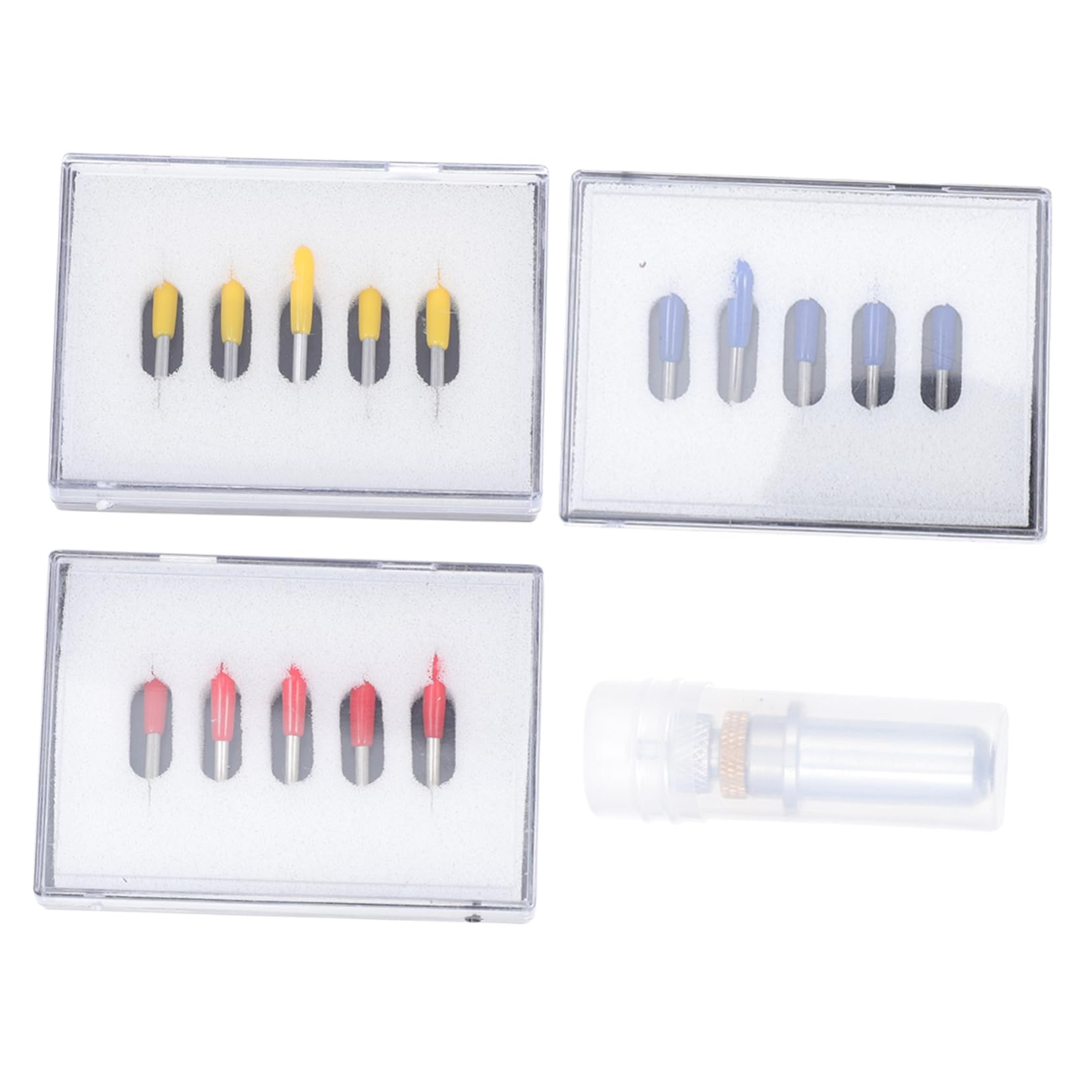 HONMEET 1set Tungsten Lettering Cutters for Cutting Plotters Replacement Blades Cover Types of Engraving Tools for Craft Projects Compatible Vinyl Cutters