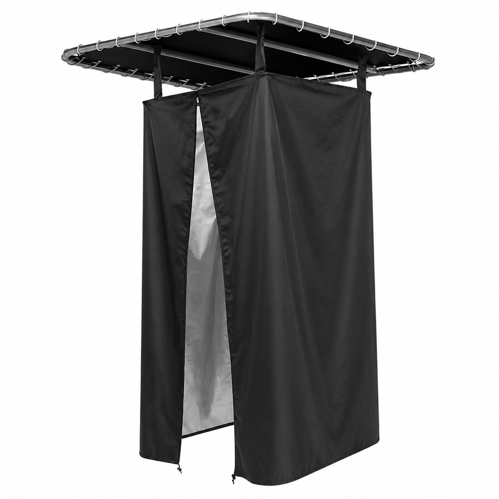 Tenda di privacy della barca, 600D Marine impermeabile istantanea soluzione di privacy tenda per cambiare i vestiti, WC portatile, doccia, facile da installare sotto Bimini Top, 30" Lx27 "Wx72" H