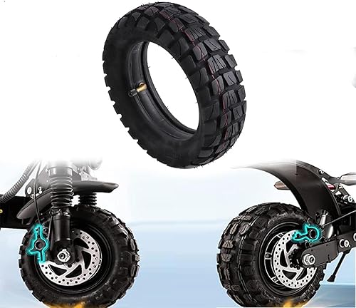 Miniatura 6 de 10 pulgadas Off Road Scooter Dirt Bike Neumáticos 255 X 80 Neumático todoterreno 10 X 3.0 pulgadas con neumático interno para cero 10x, Kugoo M4,