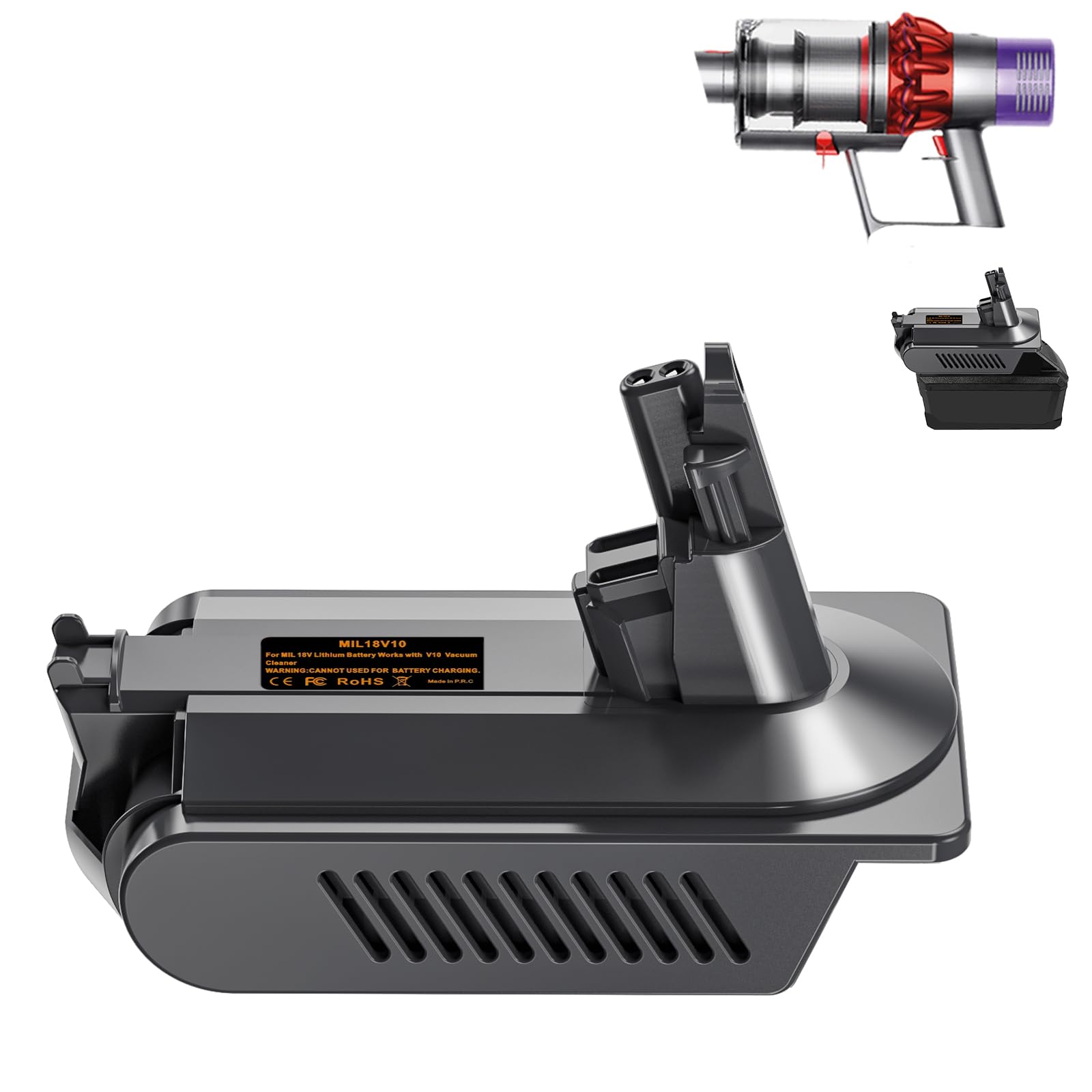 Amazon.com: SV12 Adapter Use for Dyson V10,Compatible with Dewalt