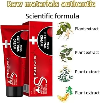 Men's External Cream - 2023 New Men's Energy Strength Massage Cream, Vitality Boost Cream, All Night Powerful Delay Lasting Performance (3 Pcs)
