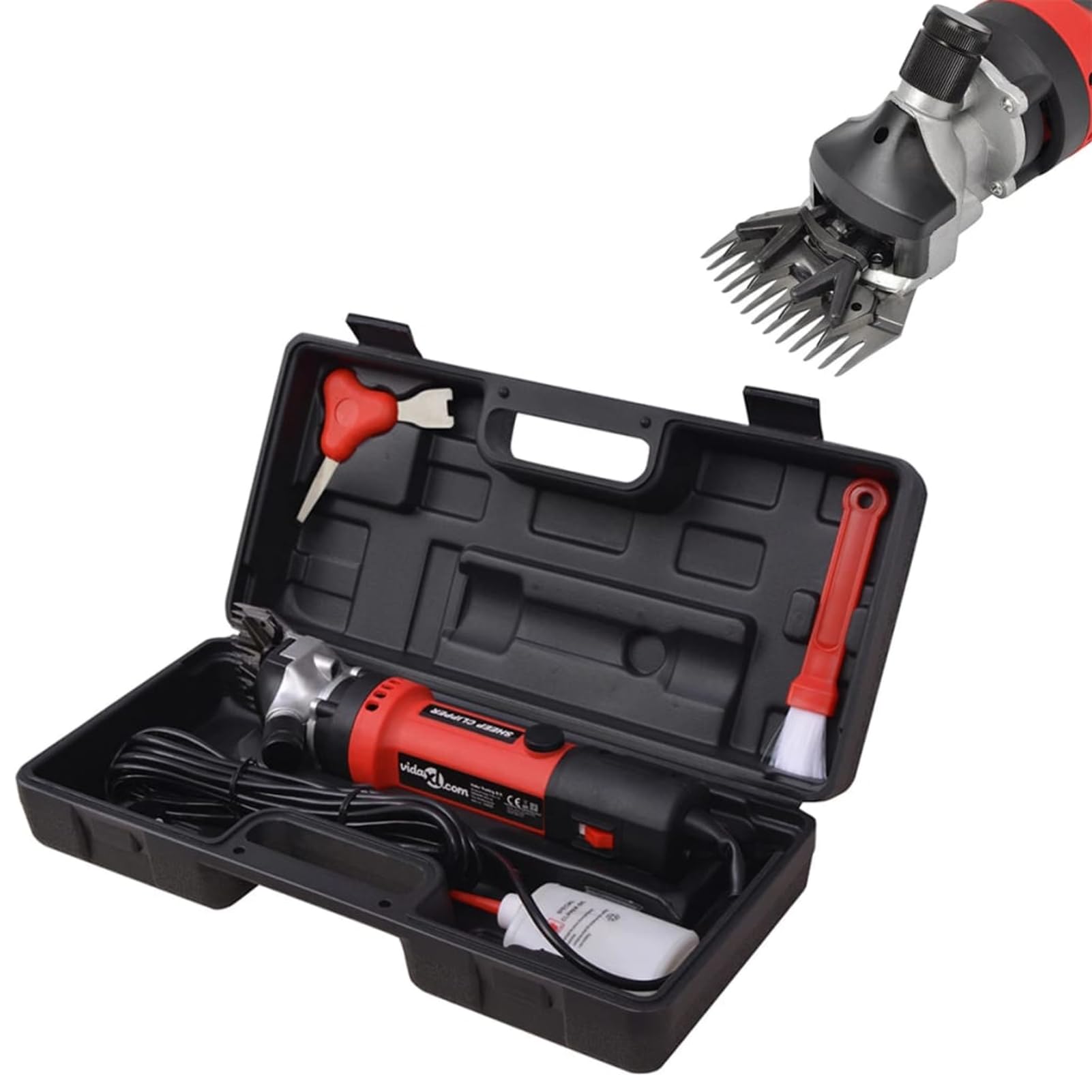 Gecheer Cortadora de Pelo para Ovejas: Potente Motor de 320 W, Diseño Ergonómico y Caja de Transporte Modelo YJXLRZJ-142035ES