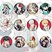 Quero Jom91 My Hero Academia Button Pins MHA Characters Badge Bag Accessories for Anime MHA Fans(One size 1)