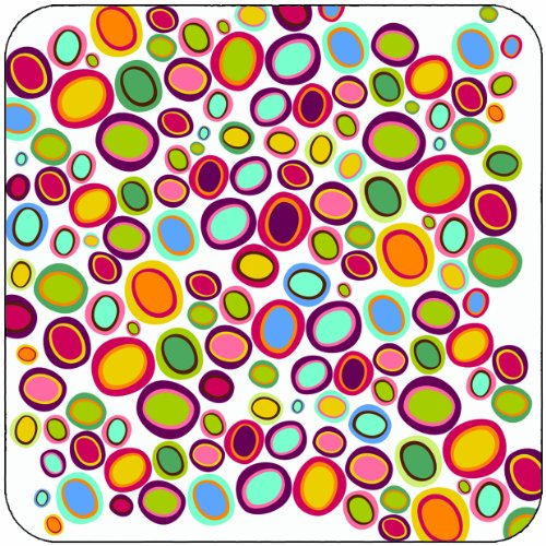 Paperproducts Design Juego de posavasos de guijarros, juego de 4