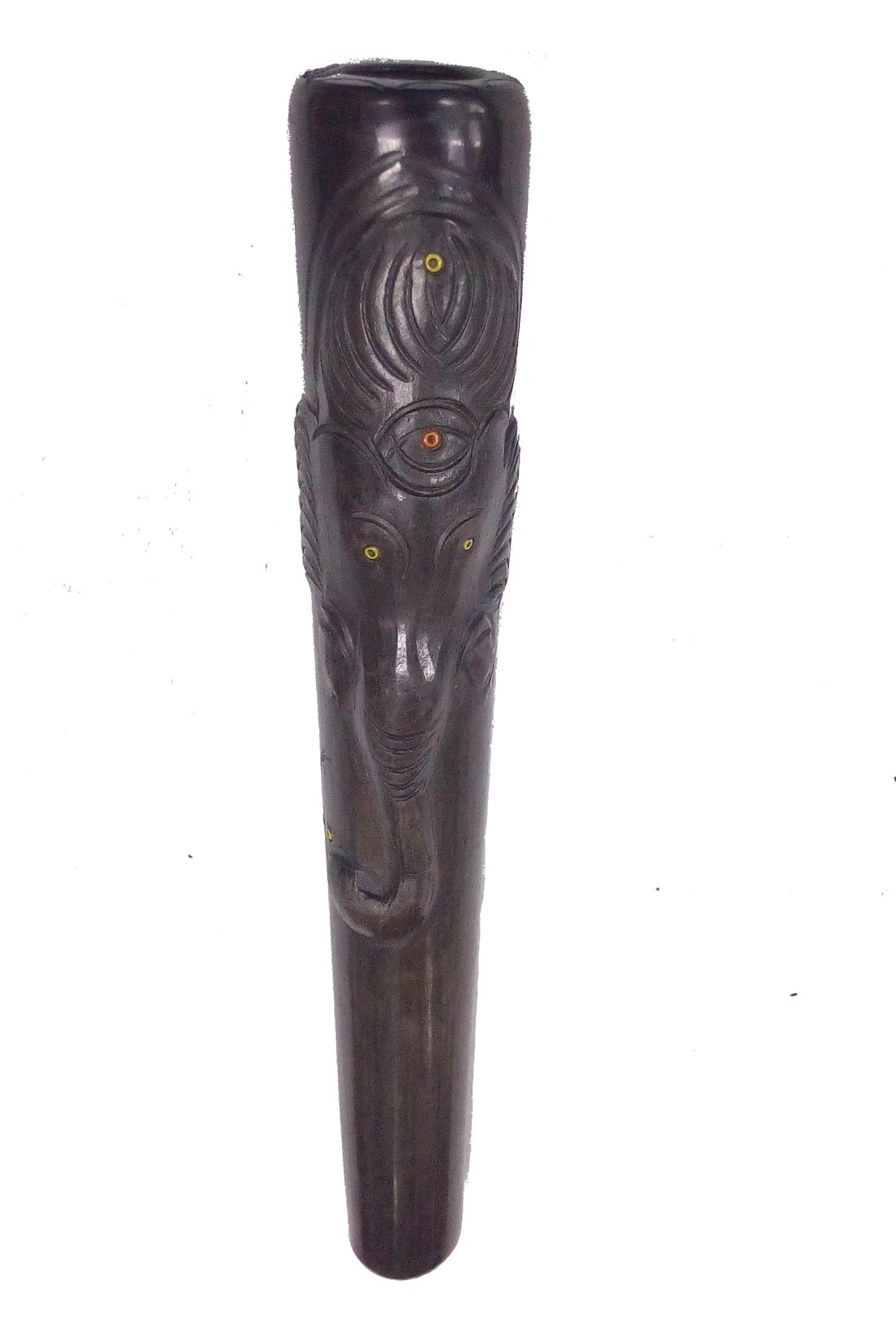 Vintage design Smoking Pipes collectable 8" Ganesha Black rare stone chillum pipe