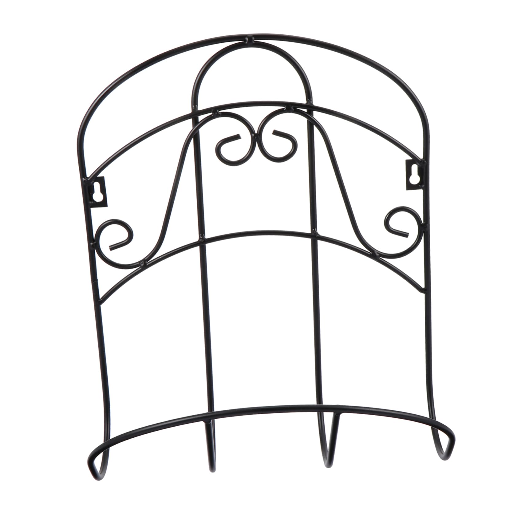 ibasenice Support De Tuyau Arrosage Mural Décoratif Pour Rangement De Tuyau Noir