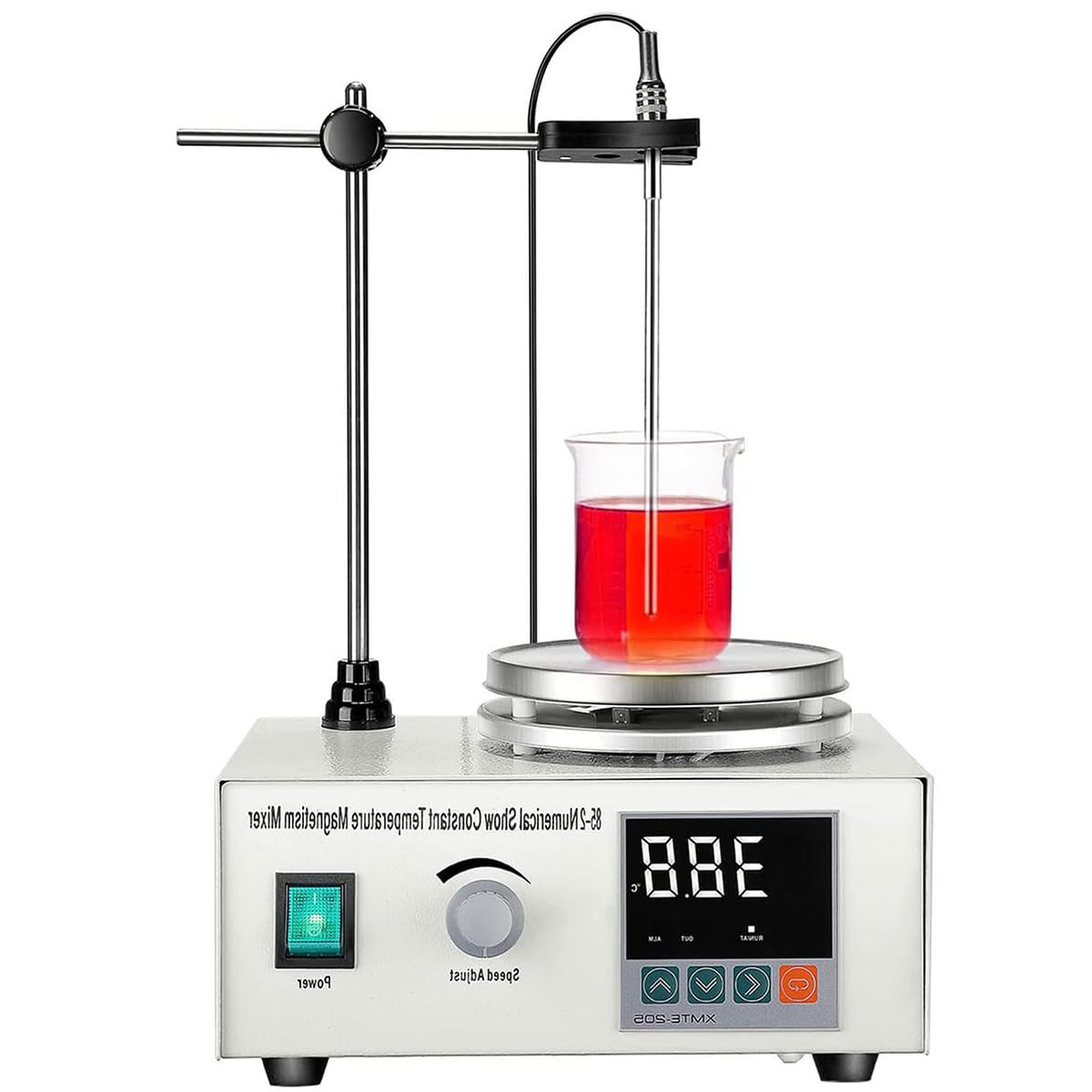 Agitateur magnétique chauffant 1000 mL et 1500 TR/Min avec affichage numérique