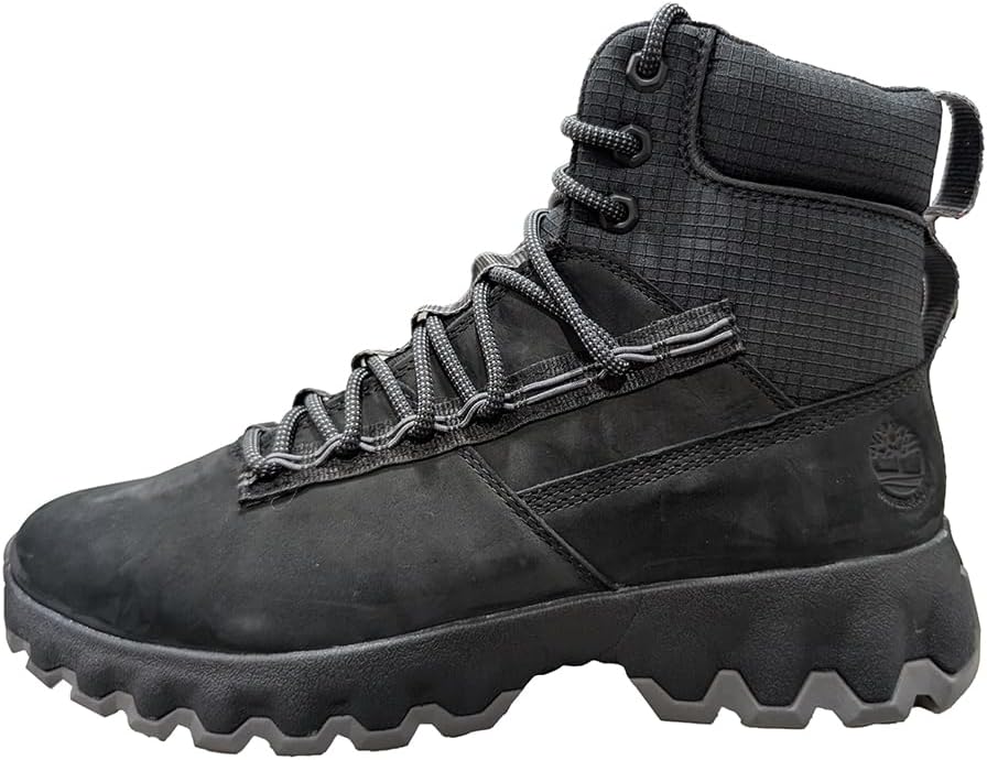 Timberland Mens TBL Edge Nubuck Waterproof Hiking Boots Black 7.5 Medium (D)