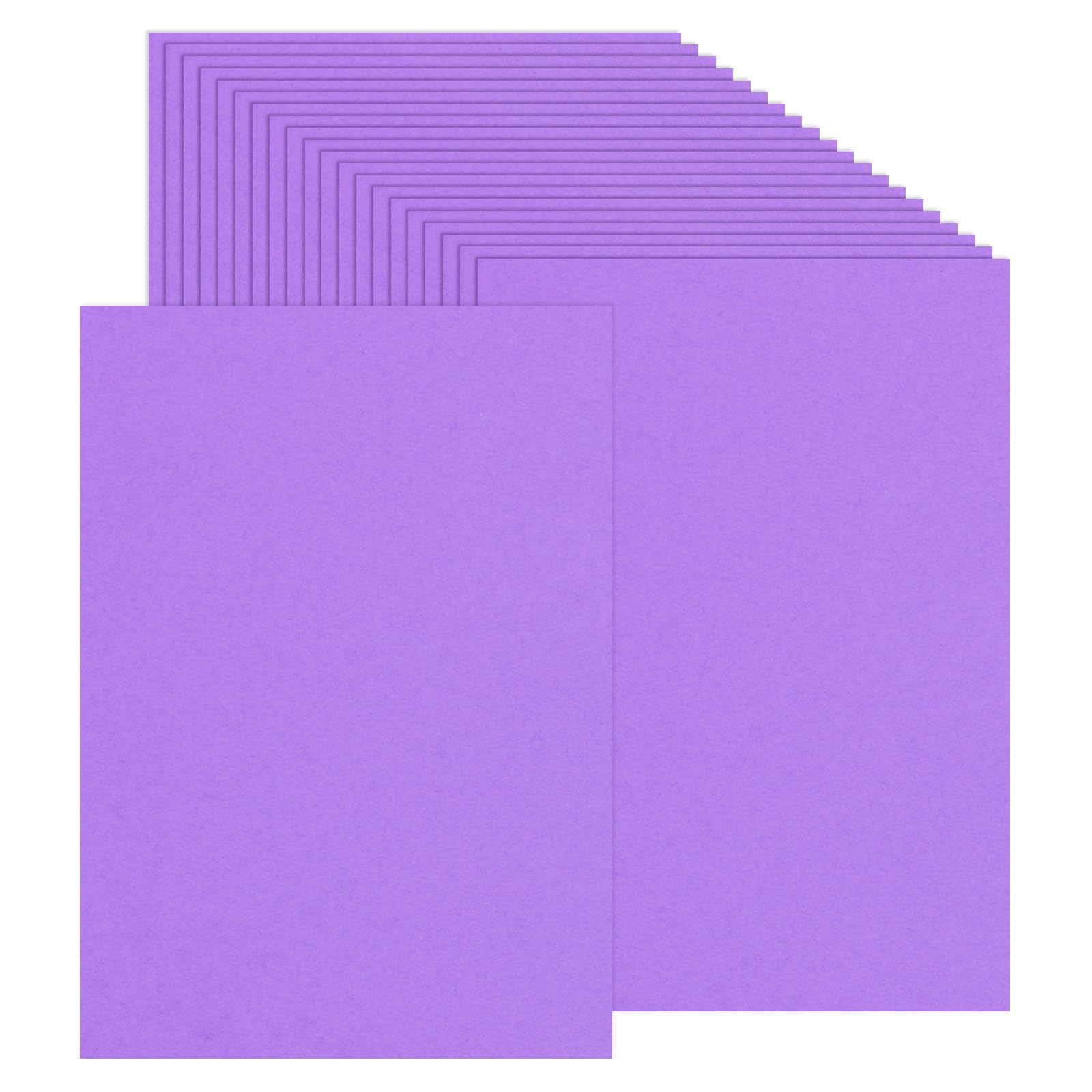 PATIKIL 100 Sheets Colored Cardstock Paper, A4 Size 230GSM Thick Card Stock Printed Colored Paper for DIY Crafts Scrapbooking Card Making Party Decors, Purple
