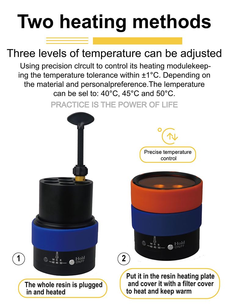 24W AR Heater Composite Softener Heater Warmer with Light Filter Silicone Cover Adjustable Temperature 40°C-50°C