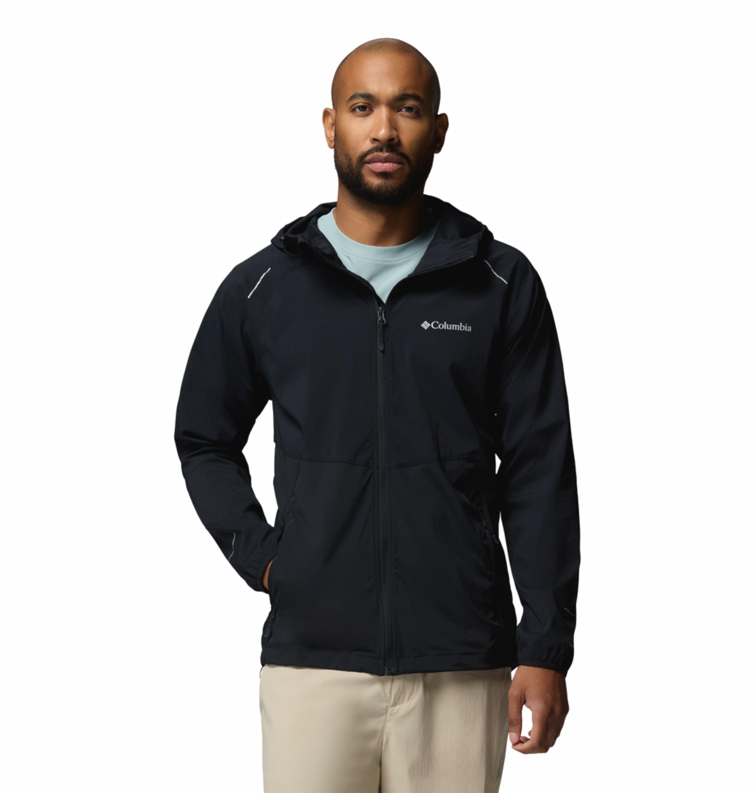 Buy Columbia Men Omni-Shield Tech II Windcheater, Black, S, Hiking