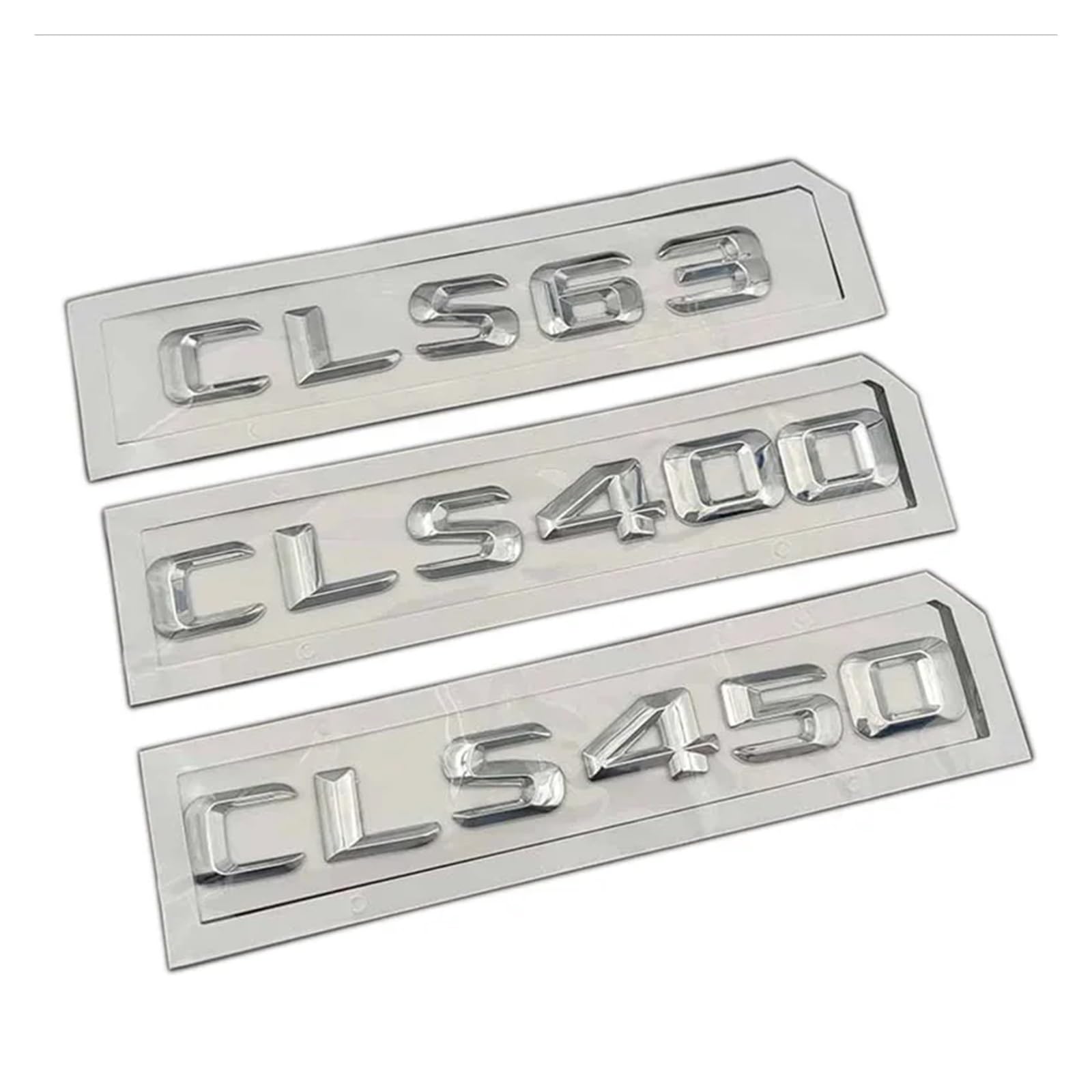 OVARIA 3D Car Rear Trunk Badge Sticker Logo CLS63 CLS260 CLS400 CLS450 4MATIC Emblem Fit For Mercedes AMG CLS W218 W219 C257 Accessories(CLS63)