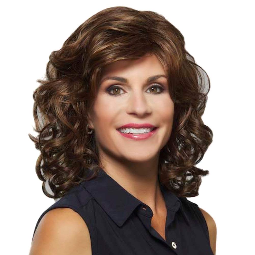 Henry Margu (Lola - Synthetic Full Wig in 8H 8H (Medium Brown) / (Golden Brown) Highlights