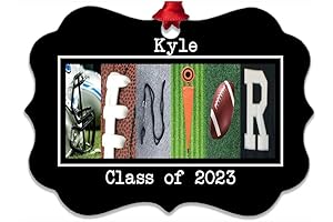Celebrate Senior Year with a Personalized Football Ornament