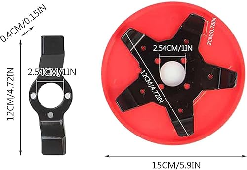 Miniatura 7 de Disco de deshierbe para desmalezador, disco de deshierbe, placa de desbrozadora para recortadora, cuchillas de placa de desbrozadora, placa de