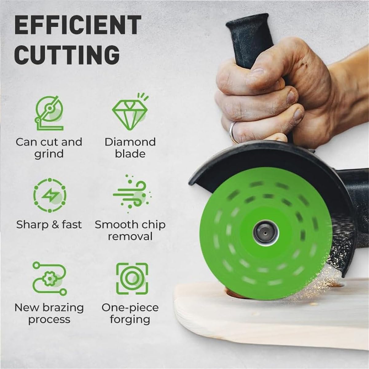 Rock Slab Grinding Disc, Rock Slab Disc 4.5, Discos para Cortar Ceramica, Glass Cutting Disc for Angle Grinder, Indestructible disc for Cutting and Grinding Tile and Marble (10)