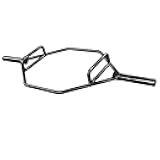 Olympic 2-Inch Hex Weight Lifting Trap Bar with Long and Rotating Sleeves, 500-Pound Capacity, Open ​or Close Design, Alloy Steel, ​B​lack