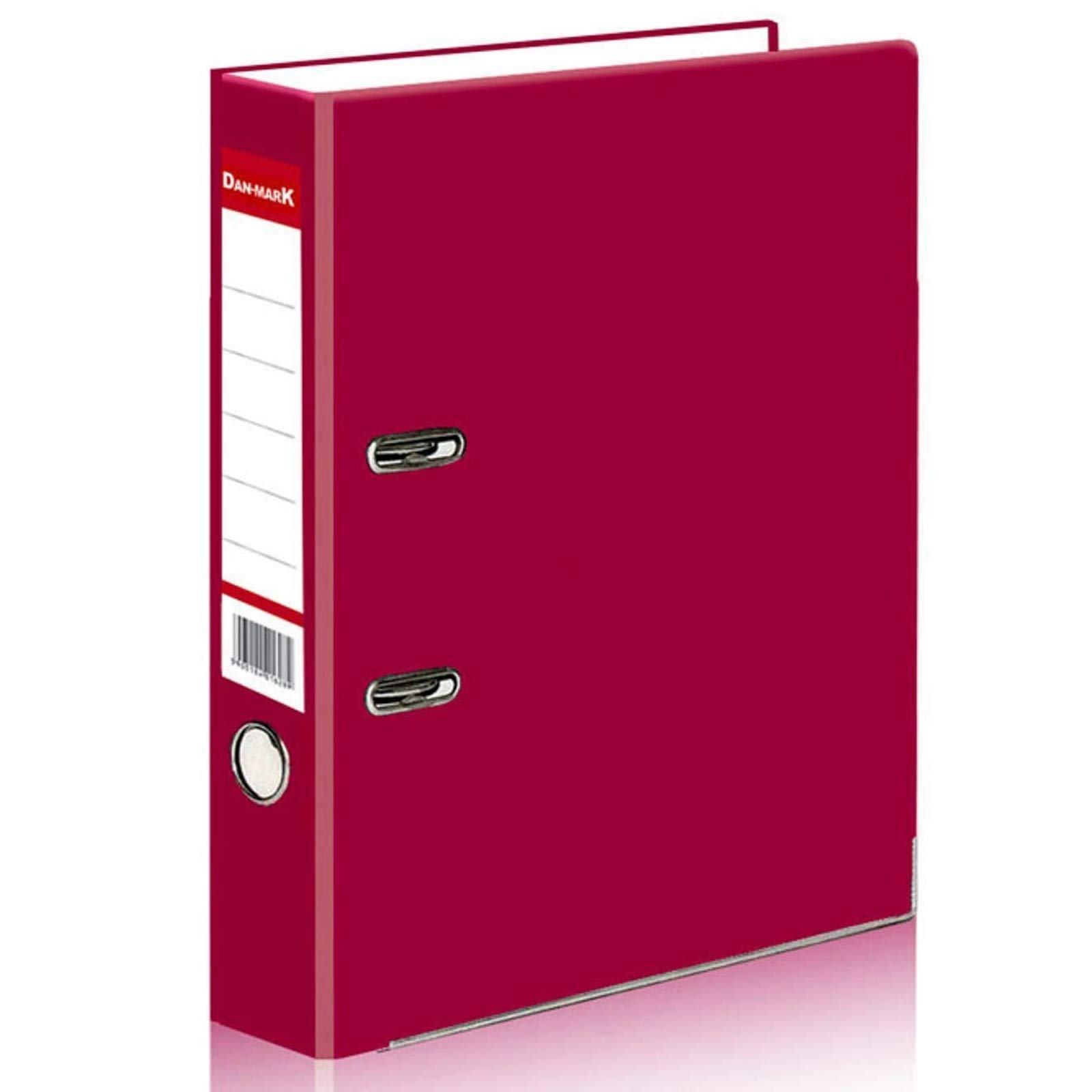 A4 Large 75mm Lever Arch Files Folders Stationery Metal Document Storage (Maroon, 10)