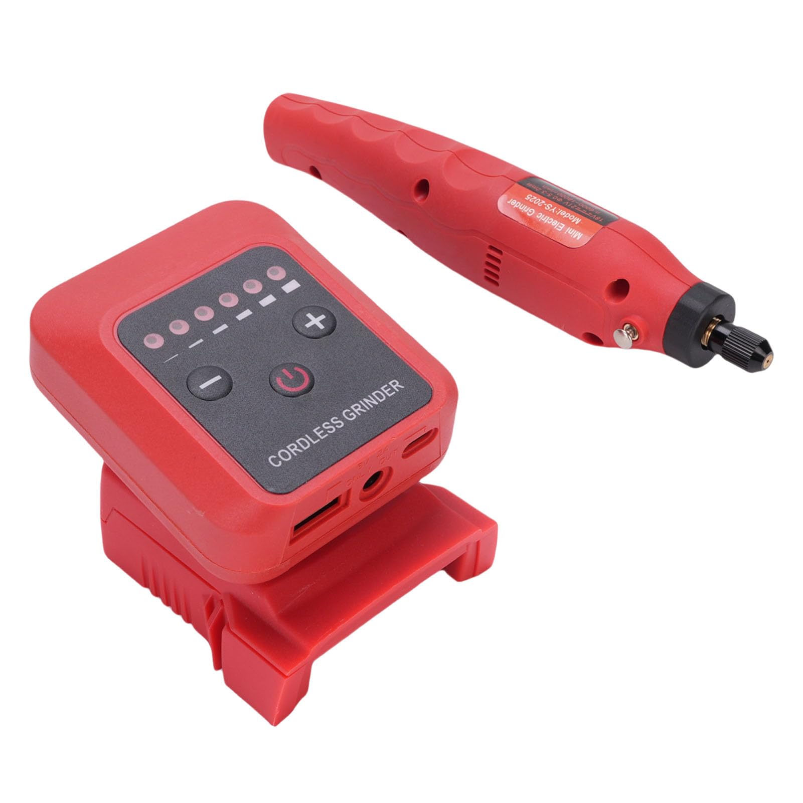 Kit de herramientas rotativas inalámbricas de 10V con 42 accesorios, miniamoladora troqueladora de 5 velocidades para grabado, corte, pulido y lijado