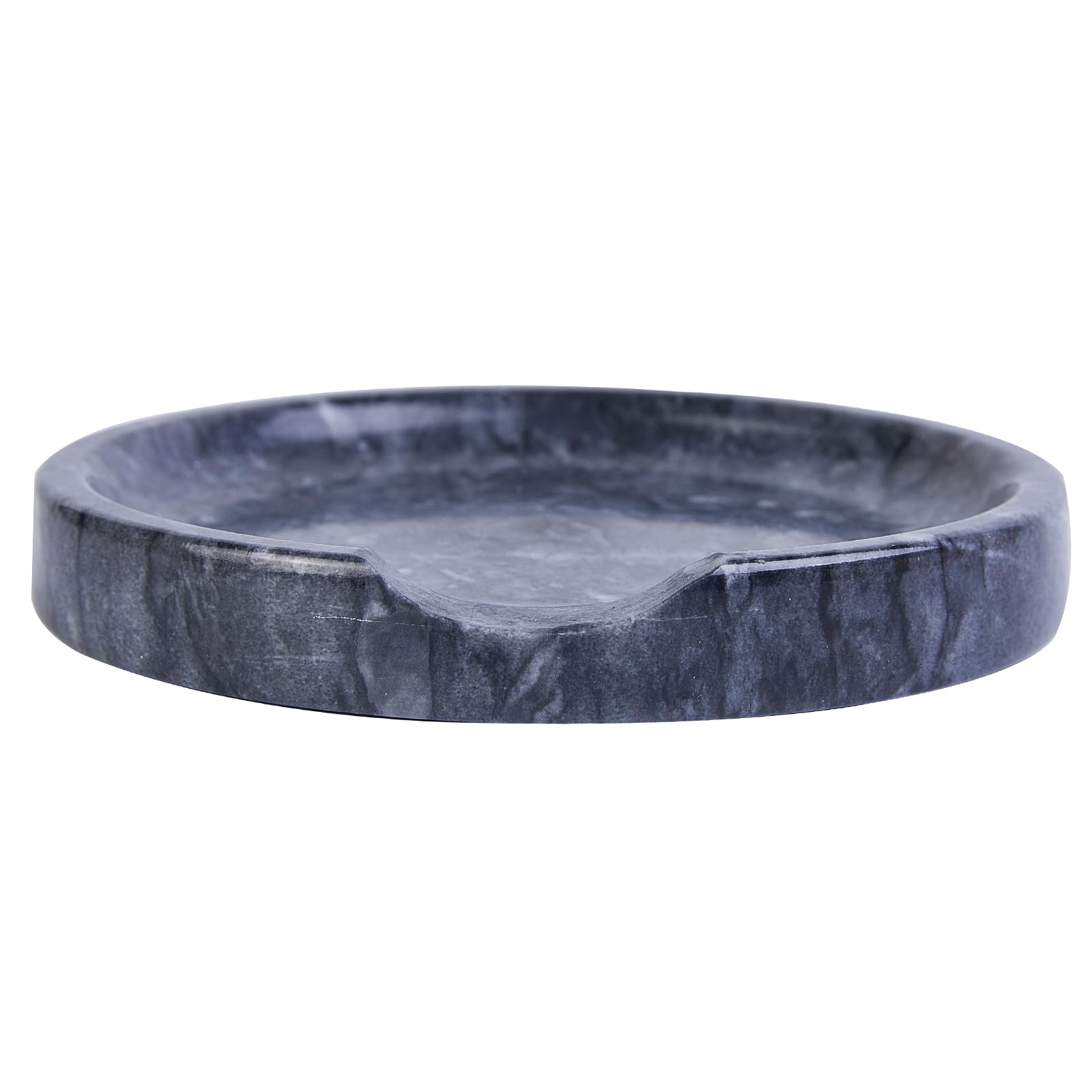 Marble spooner rest Utensil racks for stovetops or countertops protect surfaces from stains or hot appliances (Black)